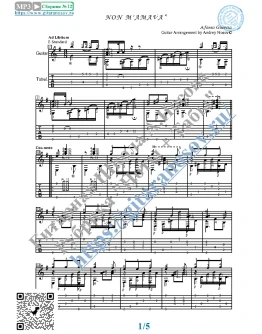 Нет, не любил он (Ноты и табы для гитары соло)