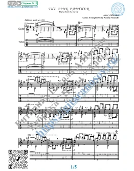 Розовая пантера (Ноты и табы для гитары соло)