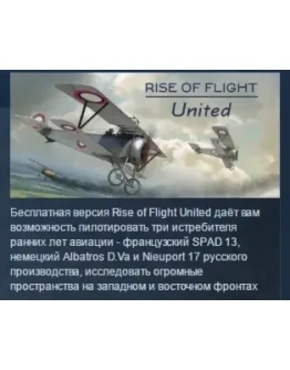 Rise of Flight United +DLC STEAM KEY GLOBAL+РОССИЯ