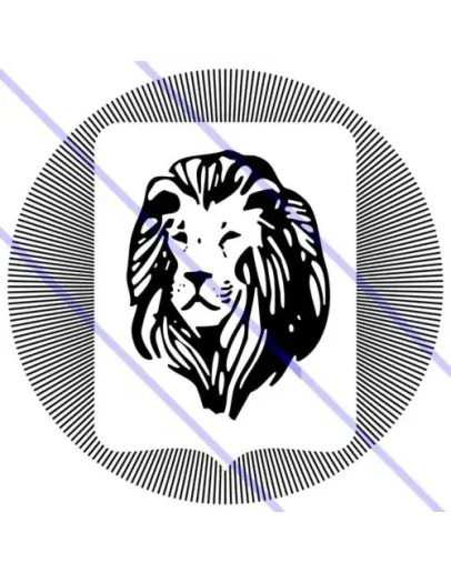 Векторная голова льва