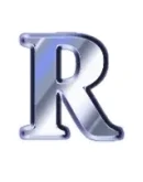 Анимированные стальные буквы, русские и латинские