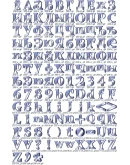 Анимированные стальные буквы, русские и латинские