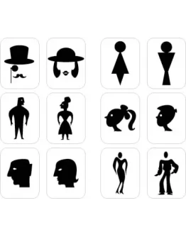 Обозначения мужского и женского туалета