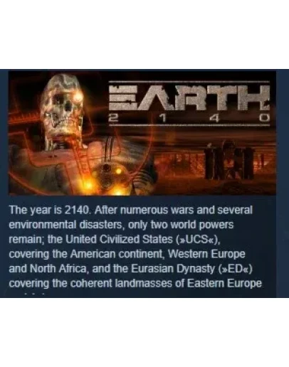 Earth 2140 HD STEAM KEY REGION GLOBAL+РОССИЯ