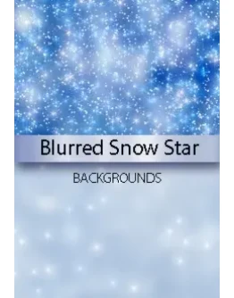 Blurred Snow Star Backgrounds