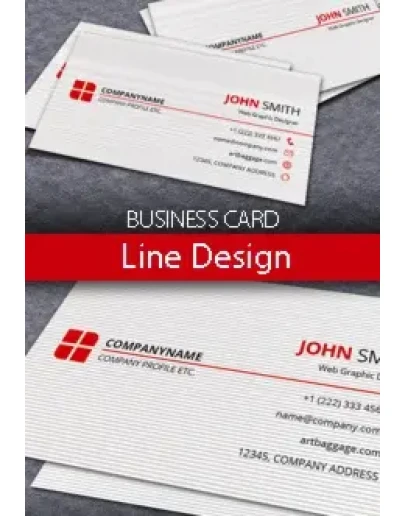 Line Design Business Card