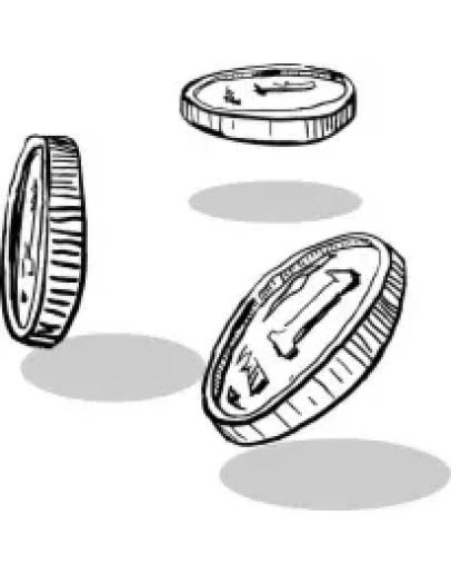 Векторный рисунок монеты