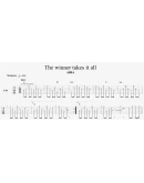 Табы для гитары! ABBA The Winner Takes It All