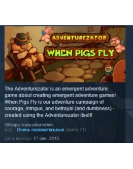 Adventurezator: When Pigs Fly STEAM KEY REGION FREE