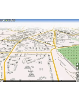 GPS-карта (2014) города Степногорск, Казахстан