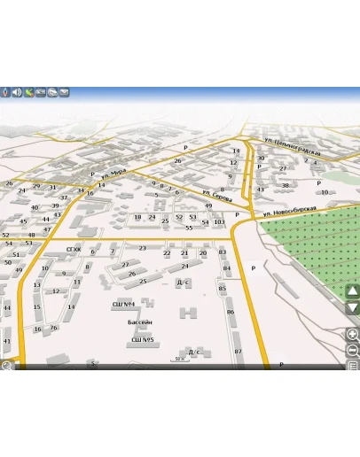GPS-карта (2014) города Степногорск, Казахстан GPS-карта (2014) города Степногорск, Казахстан