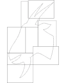 Трафарет козы (символ 2015 года)