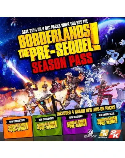 Borderlands: The Pre-Sequel! Season Pass + ПОДАРОК