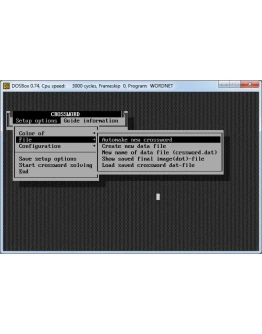 Программа CROSSWORD 2.04