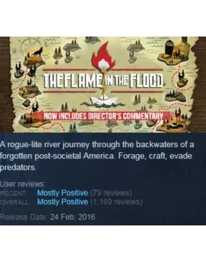 The Flame in the Flood (Steam KEY / ROW / Region free)