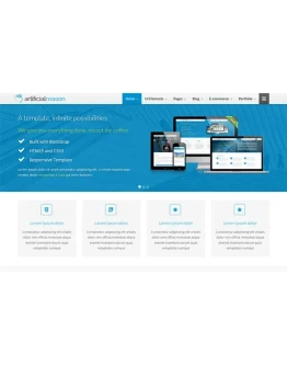 Дизайн Artificial Reason - Responsive Full Pack