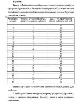 ТюмГУ Статистика Вариант 2 (11 задач) контрольная ТюмГУ Статистика Вариант 2 (11 задач) контрольная