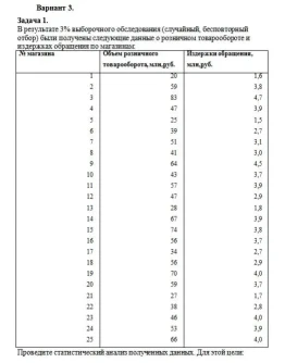 ТюмГУ Статистика Вариант 3 (11 задач) контрольная ТюмГУ Статистика Вариант 3 (11 задач) контрольная