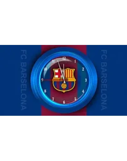 FC Barselona Clock Screensaver