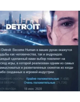Detroit: Become Human STEAM KEY СТИМ РФ+СНГ ЛИЦЕНЗИЯ Detroit: Become Human STEAM KEY СТИМ РФ+СНГ ЛИЦЕНЗИЯ
