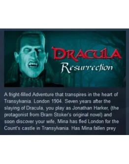Dracula: The Resurrection STEAM KEY РФ+СНГ СТИМ КЛЮЧ Dracula: The Resurrection STEAM KEY РФ+СНГ СТИМ КЛЮЧ