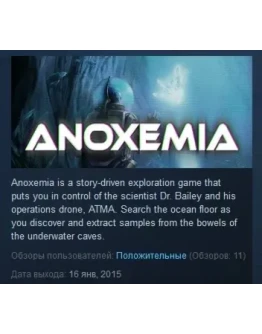 Anoxemia STEAM KEY REGION FREE GLOBAL