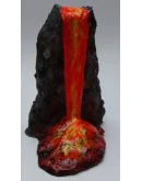 Изготовление потоков лавы, струй и капель магмы