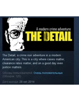 The Detail Episode 1 Where the Dead Lie STEAM KEY The Detail Episode 1 Where the Dead Lie STEAM KEY