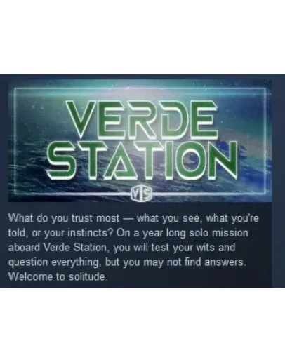 Verde Station STEAM KEY REGION FREE GLOBAL
