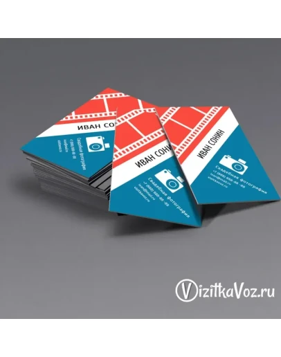 Визитка для фотографа 001