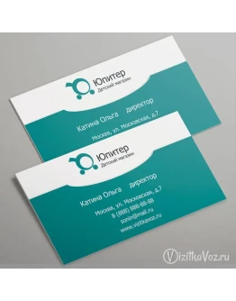 Визитка для директора магазина игрушек 003