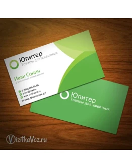 Визитка для зоомагазина 002