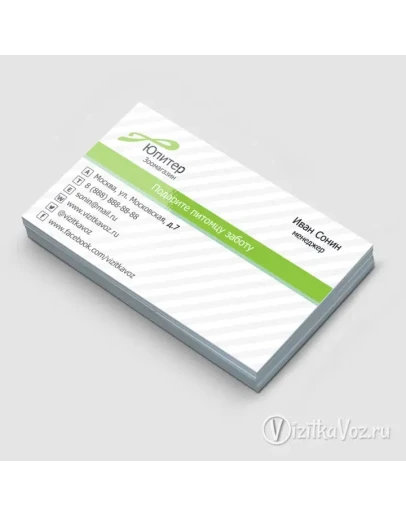 Визитка для зоомагазина 003