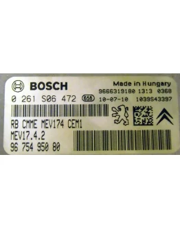 Peugeot 308 MEV17.4.2 9675495080 0261S06472 1039S43397