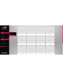 Интерактивное полноэкранное портфолио