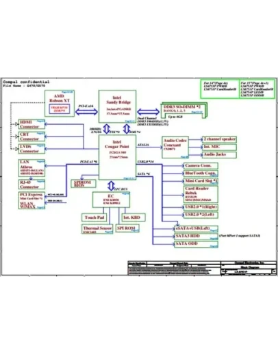 Схема ноутбука Lenovo G470 G570