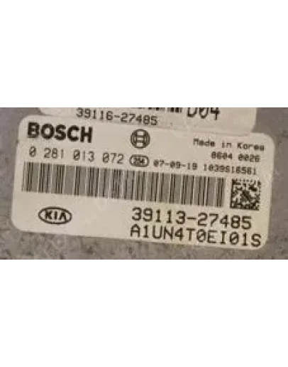 KIA Carens 2.0CRDI EDC16C39 103738316 39113-27485