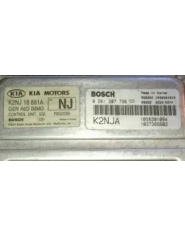 KIA SPECTRA 1.6L M7.9.7 0261207736 1037366602 FBG2ID62