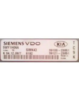 KIA Sportage 2.0L SIMK43 5WY1H06A KR77025021 ca669012