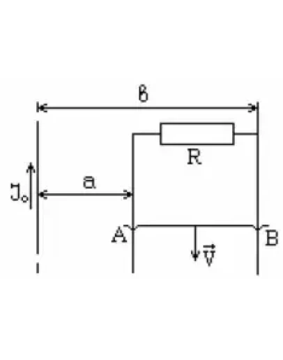 20. Имеется длинный прямой проводник с током I0. На рас