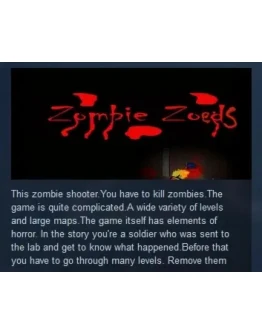 Zombie Zoeds STEAM KEY REGION FREE GLOBAL