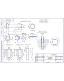 Чертежи - резьбовые соединения. Инженерная графика.