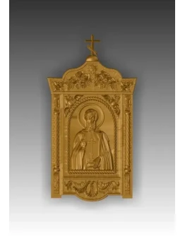 Прямая ссылка на 3d модель Икона Сергий Радонежский