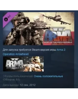 Arma 2 Army of the Czech Republic STEAM KEY GLOBAL