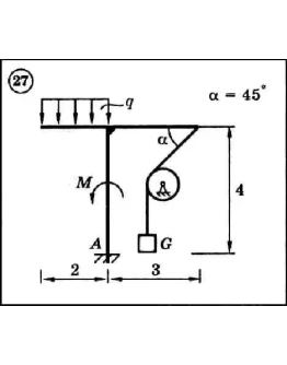 Решение задачи С2 вариант 27 (С2-27) - Диевский В.А.