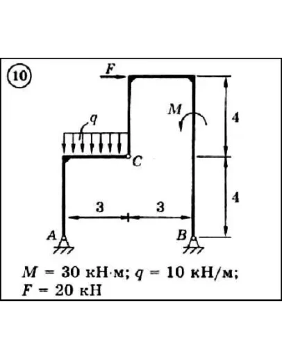 Решение задачи С3 вариант 10 (С3-10) - Диевский В.А.
