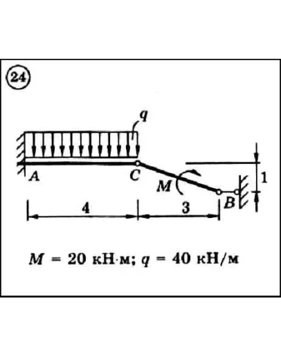 Решение задачи С3 вариант 24 (С3-24) - Диевский В.А.