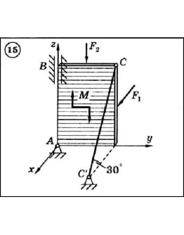 Решение задачи С5 вариант 15 (С5-15) - Диевский В.А.