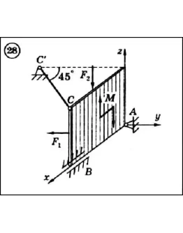 Решение задачи С5 вариант 28 (С5-28) - Диевский В.А.