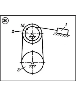 Решение задачи К2 вариант 20 (К2-20) - Диевский В.А.